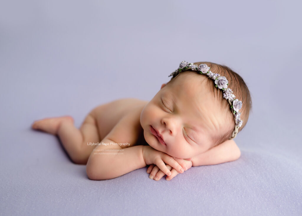 baby girl on purple, cute baby photos, newborn photography, newborn pictures