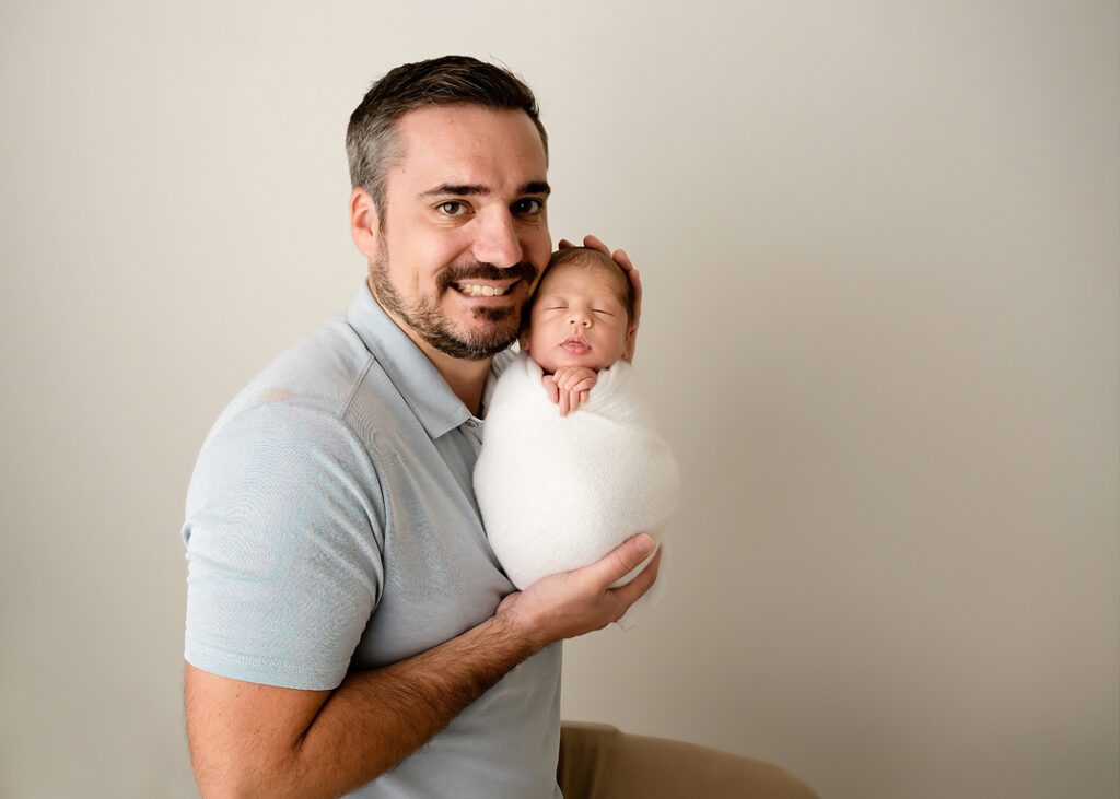 father and son, baby photoshoots, newborn parent pictures
